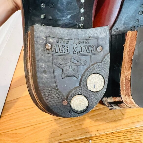 Texas Brand Butterfly Cowboy Boots Style M92 Cognac Men’s Size 8 D Vintage - Picture 13 of 16